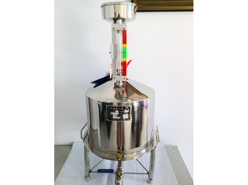 20L新型带彩条标准金属量器不锈钢支架